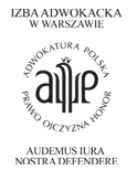 Logotyp Izby Adwokackiej w Warszawie